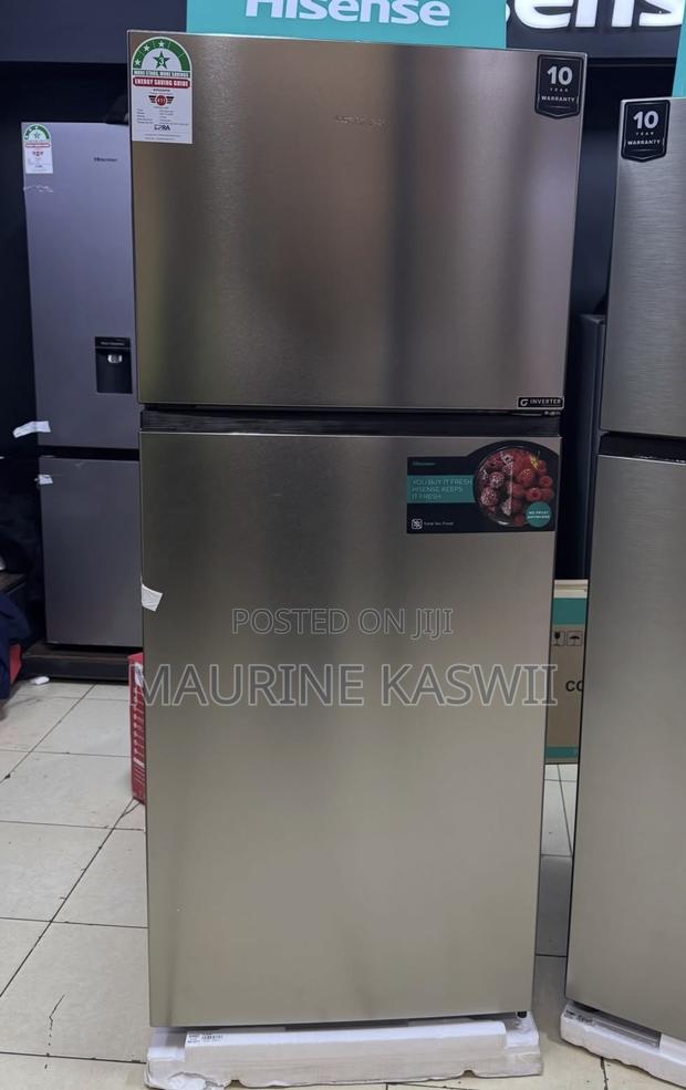 Hisense Fridge 424L Double Door Silver - thumbnail 2