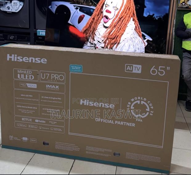 Hisense 65U7QPRO 65 Inch Smart UHD ULED-MiniLED