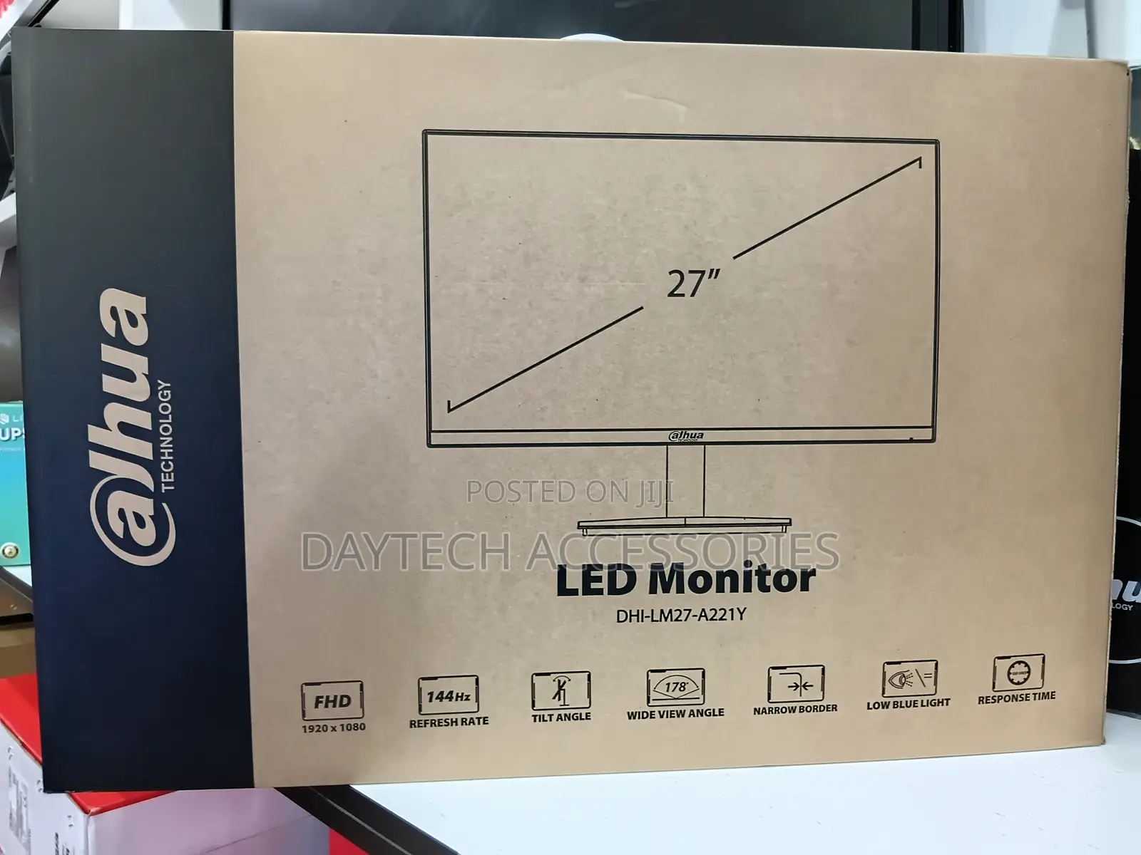 This Is a Dahua 27-Inch LED Monitor (Model DHI-LM27-A221Y),