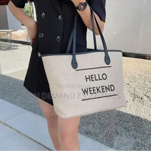 Hello Weekend Business Casual Tote Bag