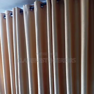Beige, Soft Fabrics Door and Window Curtains