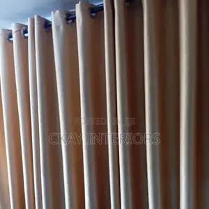 Beige, Soft Fabrics Door and Window Curtains