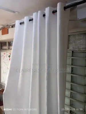 Plain White, Easy to Establish Dirt, Window Curtains