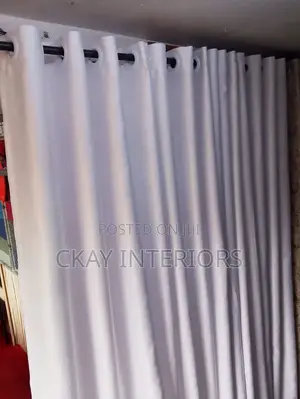 Plain White, Easy to Establish Dirt, Window Curtains