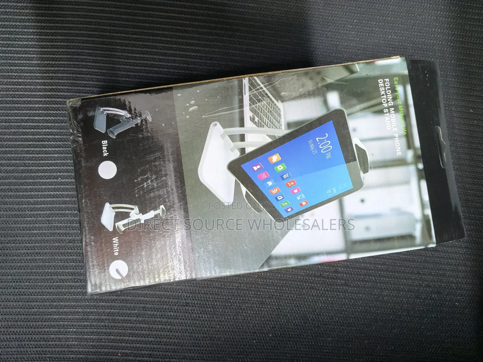 Heavy-Duty Metallic Mobile Tablet Holder