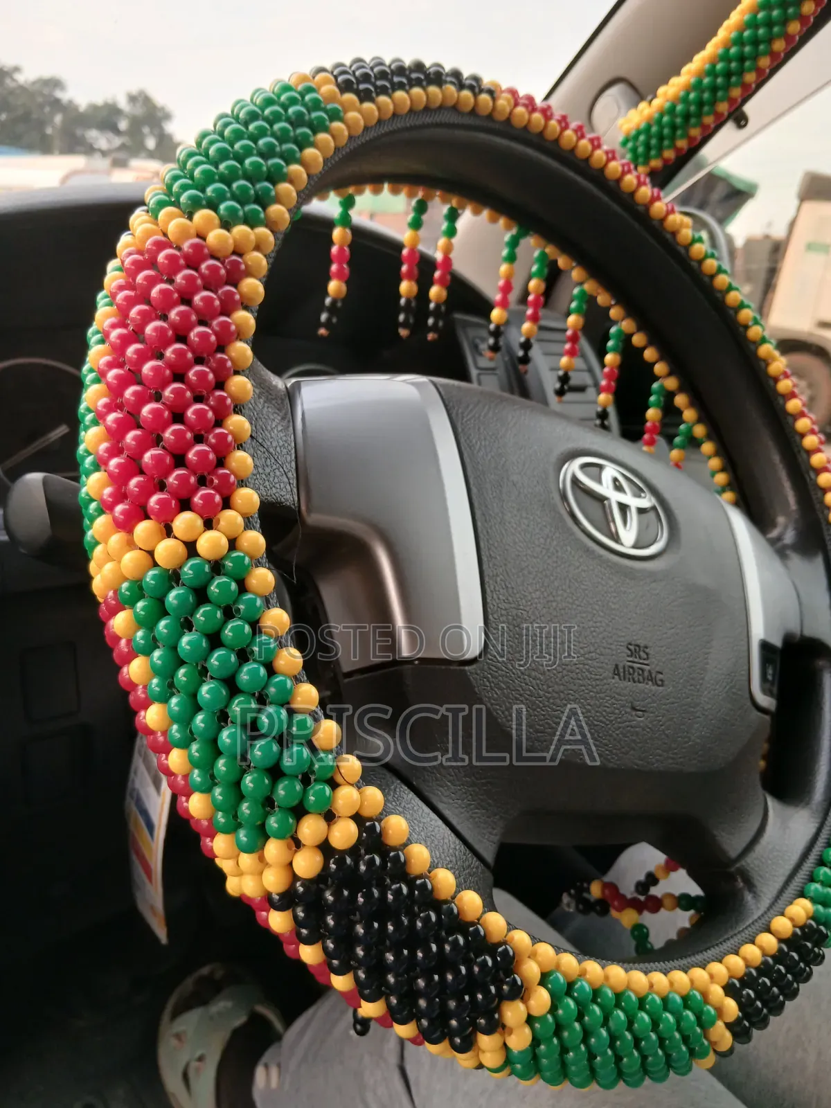 Braided Beads Steering Cover