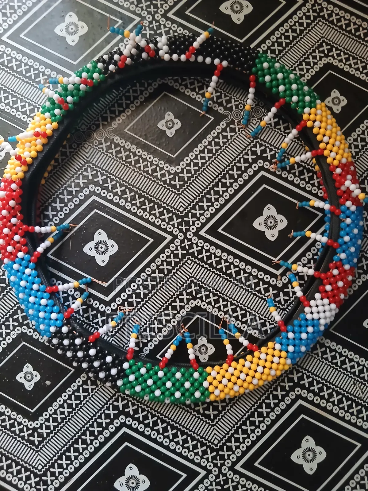 Braided Beads Steering Cover