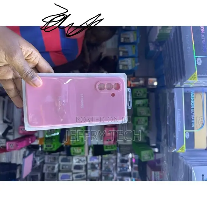 Samsung Galaxy A17 5G Original Shockproof Silicone Case/Cover-Pink