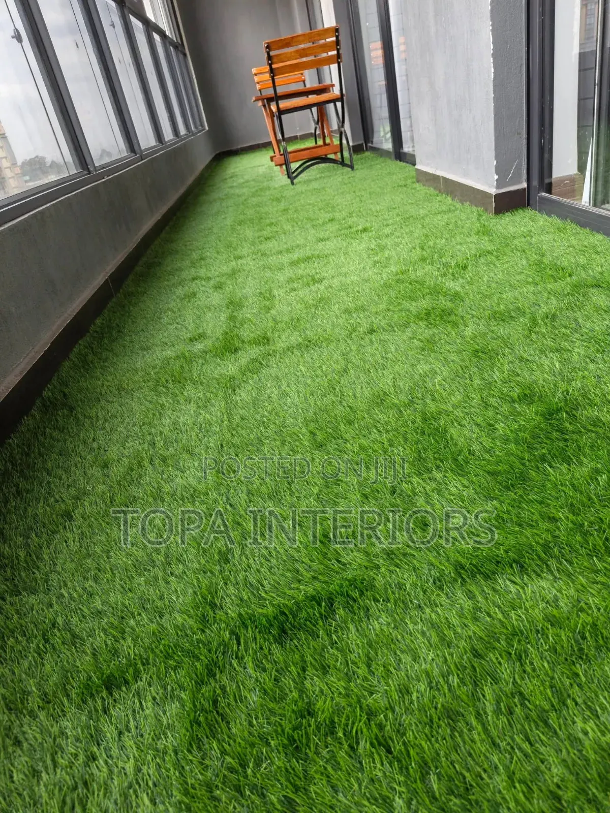 Wall to Wall Artificial Grass Carpets for Balcony Revamp