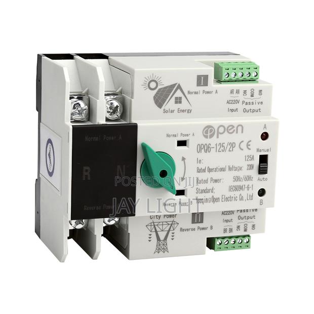Solar System Power Use Din Rail Solar Power Automatic Transfer Switch - thumbnail 2