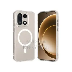 OnePlus 15 5G Transparent/Clear Shockproof Hybrid Armor Magnetic Back