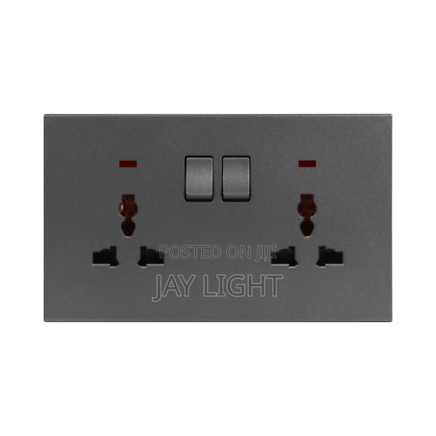 Double Universal Power Electric Wall Socket