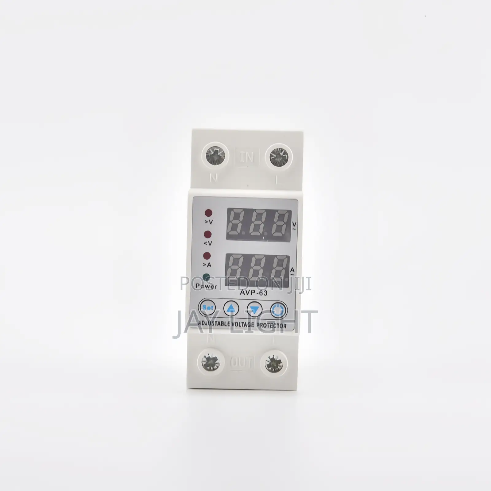 63A 230V Single Phase DIN Rail Adjustable Overvoltage and Undervoltage