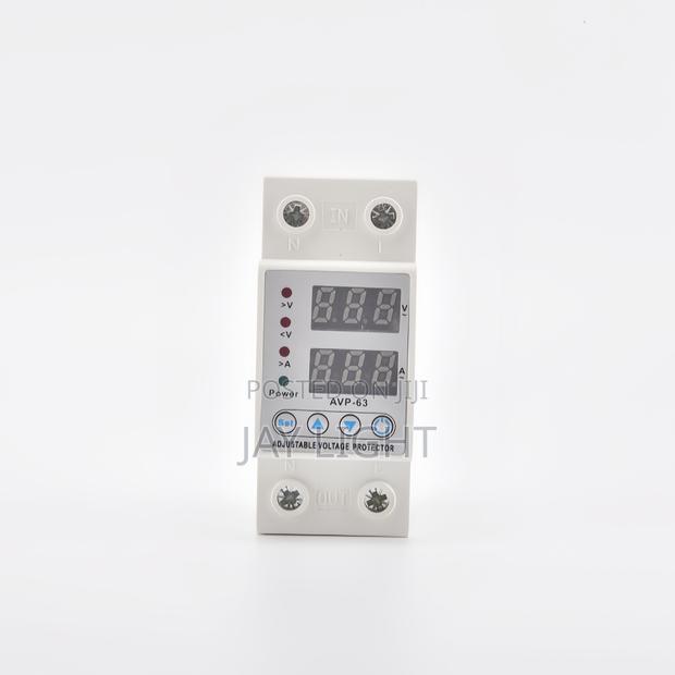 63A 230V Single Phase DIN Rail Adjustable Overvoltage and Undervoltage - main view