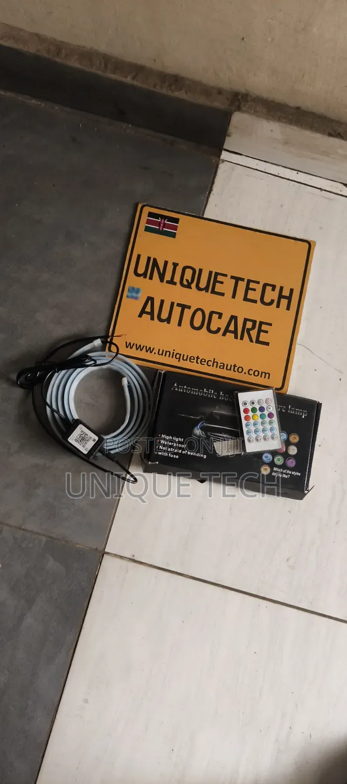 Multicolor LED Bonnet Strip RGB Car Hood Light