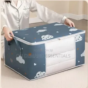 Extra Large Capacity Quilt Bags With Zipper Closet