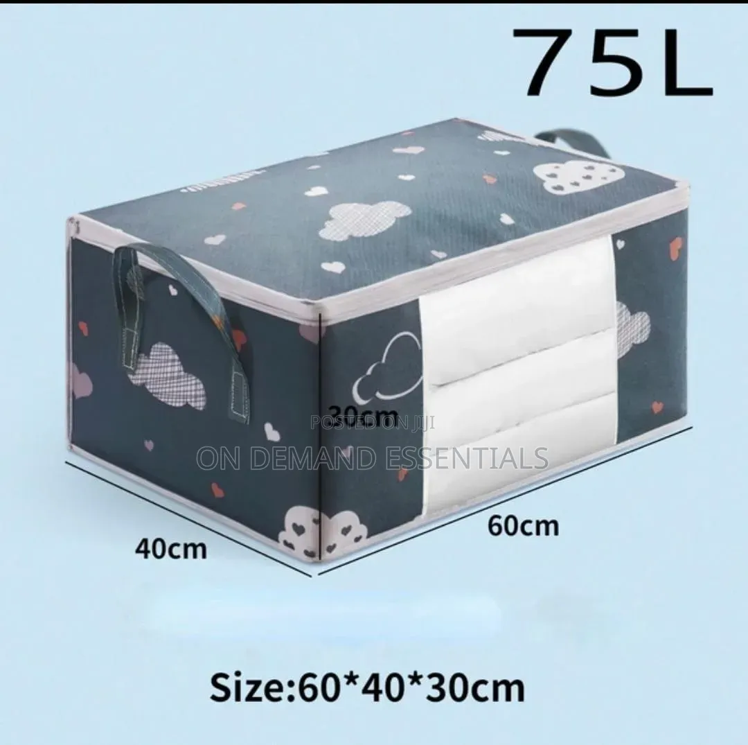 Extra Large Capacity Quilt Bags With Zipper Closet