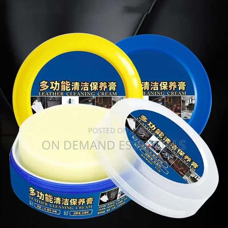 3in1 Multi-Purpose Leather Cleaning and Polishing Cream