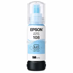 EPSON 108 Light Cyan for L18050, L8100 and L8050 - 70ml - C13T09C54A