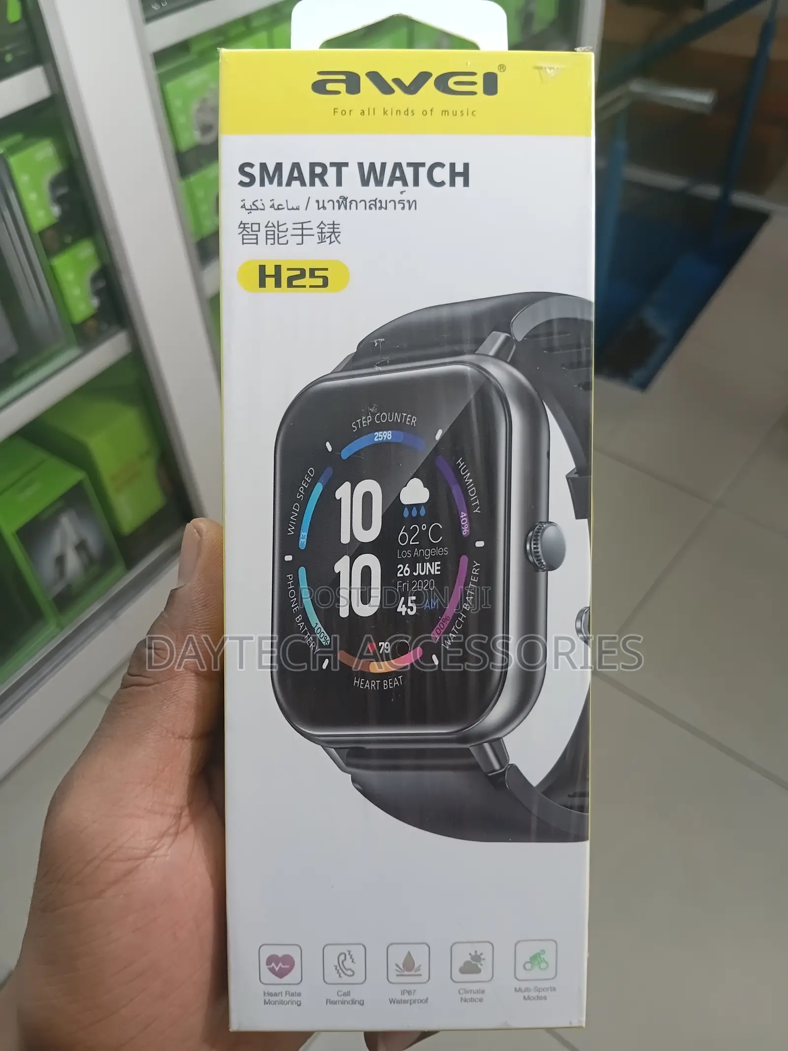 Awei H25 Multifunction Smart Watch