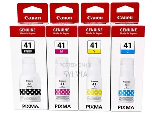Canon GI-41 Ink Set — Original (Black, Cyan, Magenta, Yellow)
