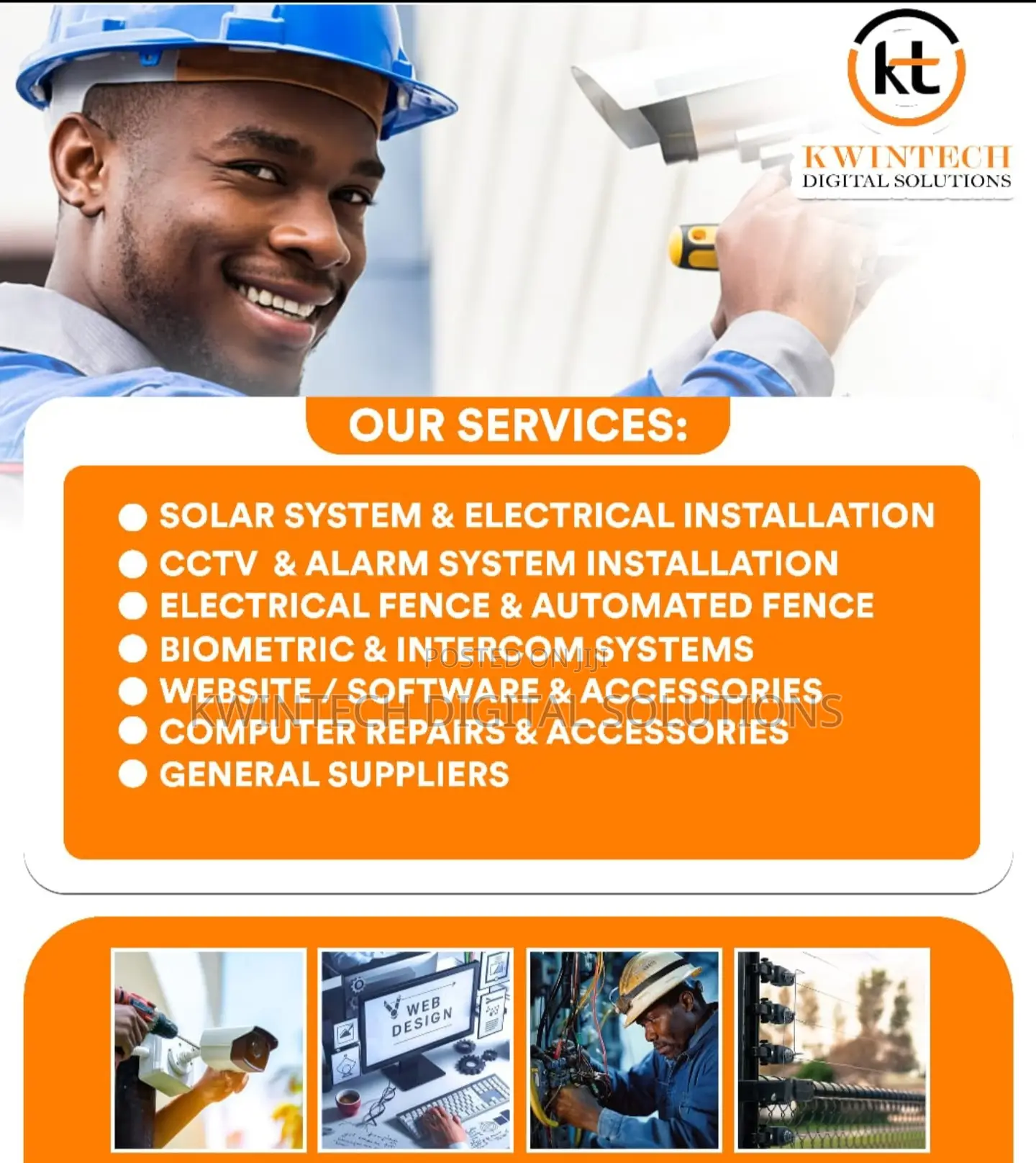 Cctv,Solar,Electric Fence,Alarms,Networking