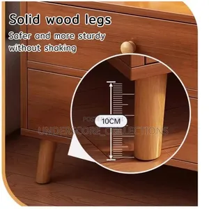 Brown Multilayer Storage Large Capacity Bedside Drawer