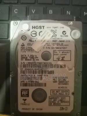 Used HGST 500GB 2. 5" SATA Laptop Hard Drive (7200RPM) -Tested Working