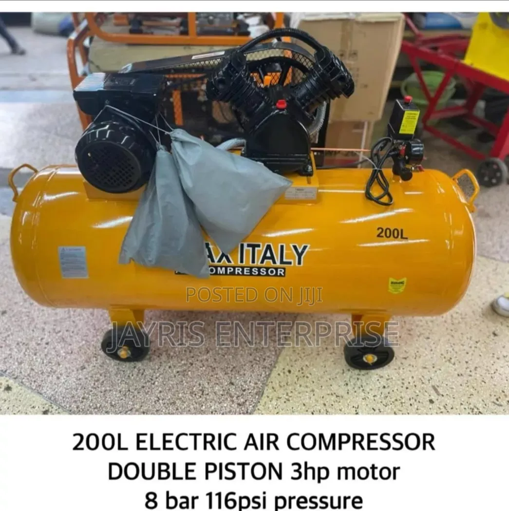 Electric Powered Air Compressor 200l