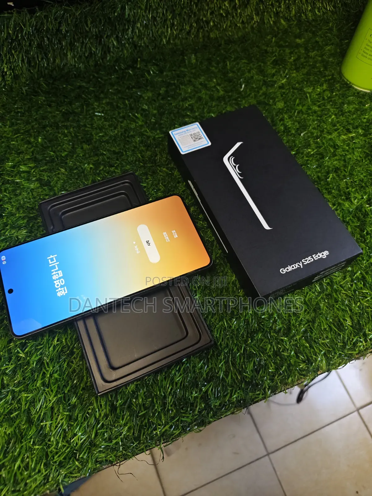 New Samsung Galaxy S25 Edge 256 GB Black