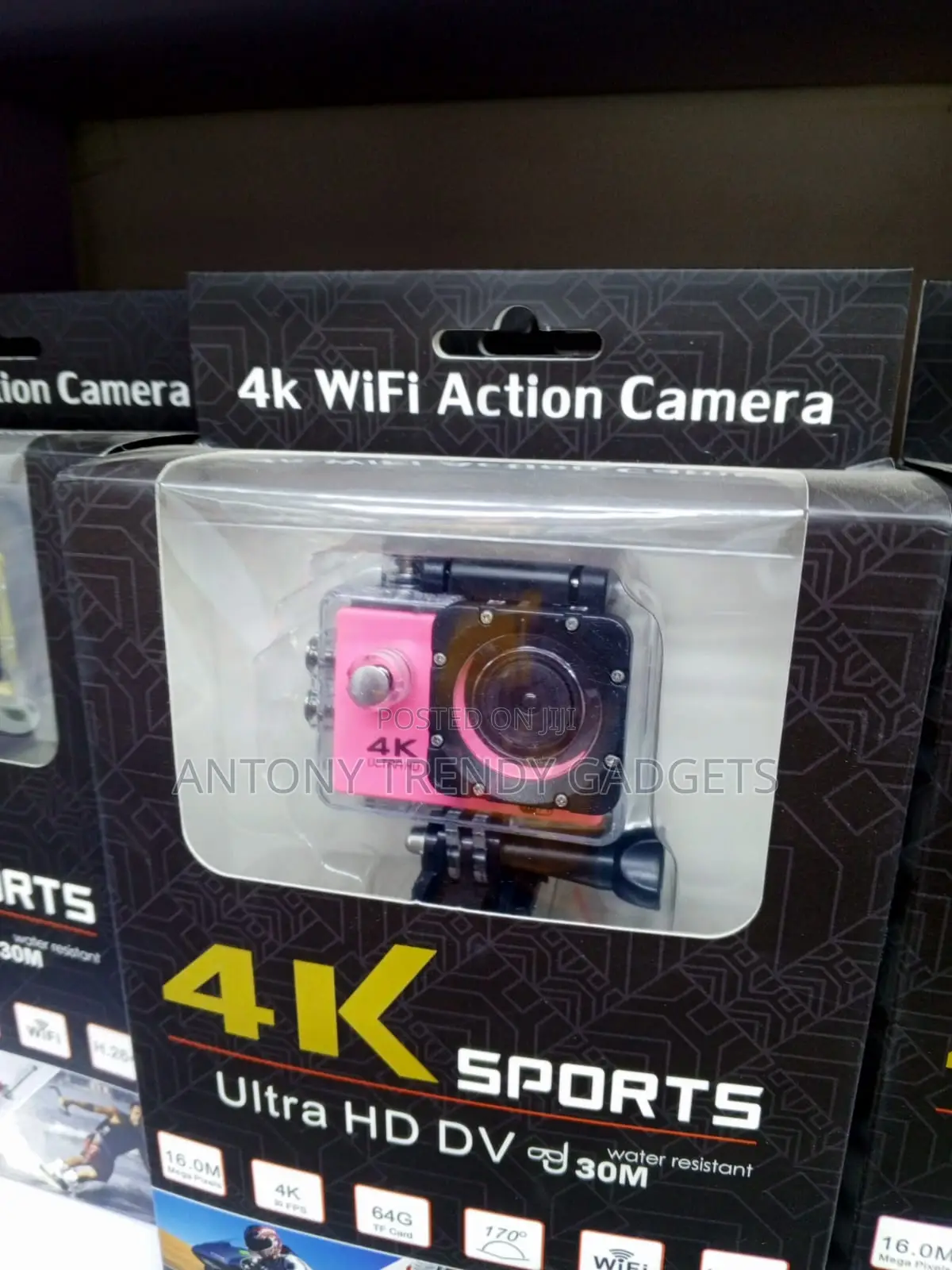 Waterproof Action Camera With WiFi 170° Wide Angle Lens
