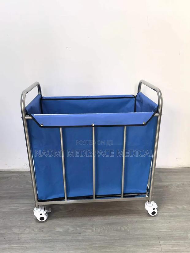 Big Laundry Bag Linen Trolley With Wheels - main view