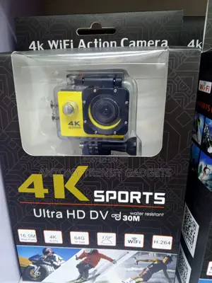 Portable Sports Camera With Helmet Mount Accessories