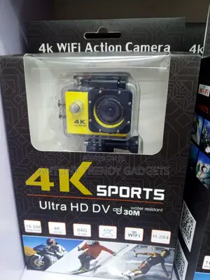 Portable Sports Camera With Helmet Mount Accessories