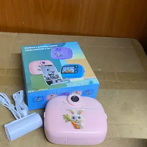 Stylish Vintage High-Quality Photo and Print Children Camera 1080p
