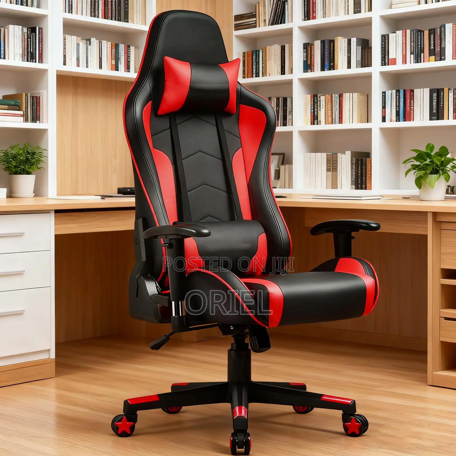 Gaming Chair : Height Adjustable Ergonomic Office Gaming Chair