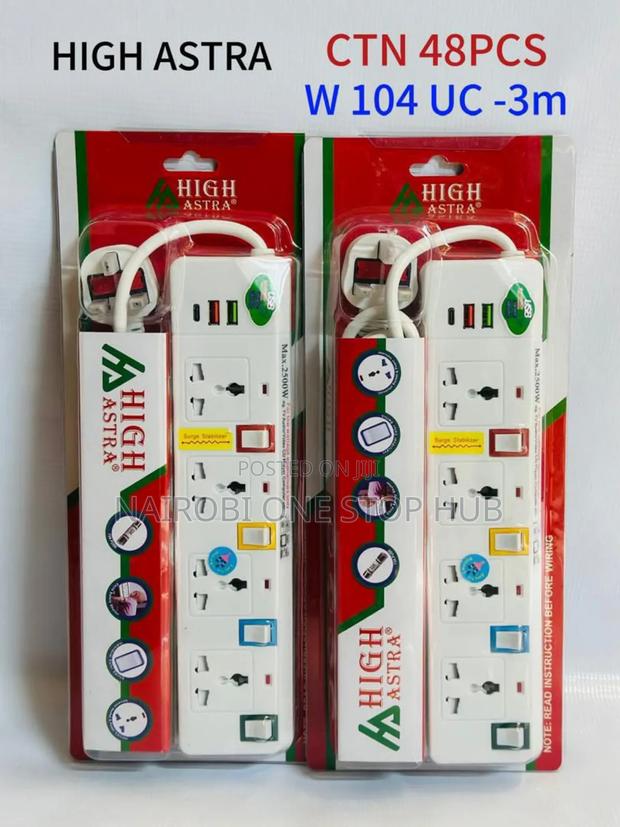 Quality High-Astra 4 Way Extension Cable