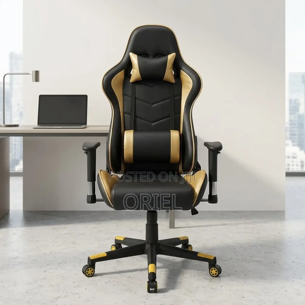 Gaming Chair : Height Adjustable Ergonomic Office Gaming Chair