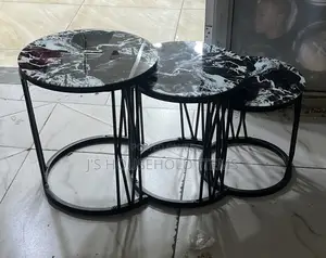 3 in 1 Executive Table (Glass Effect)