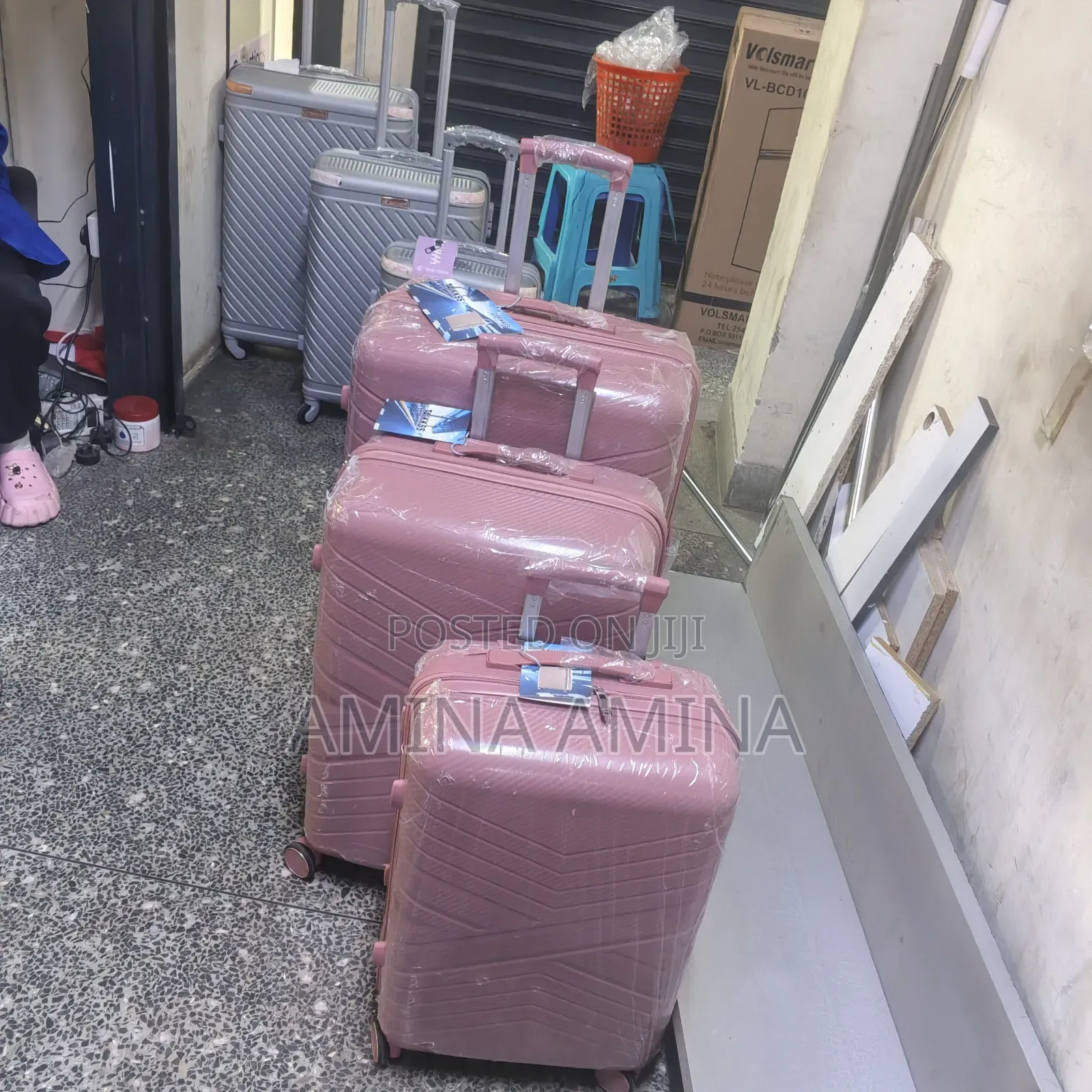 Fashion Rubber Suitcase 3 in 1 Unbreakable Suitcase