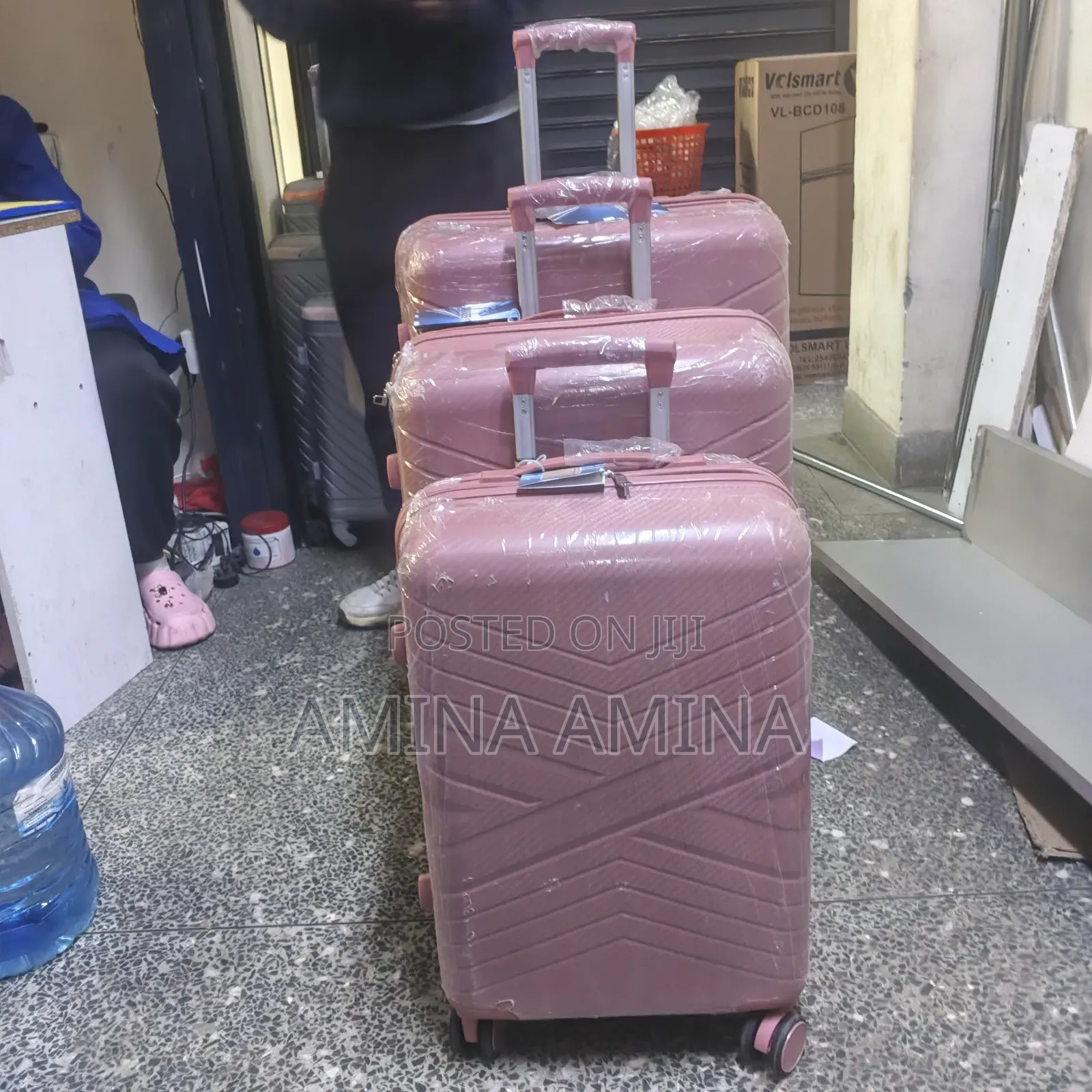 Fashion Rubber Suitcase 3 in 1 Unbreakable Suitcase