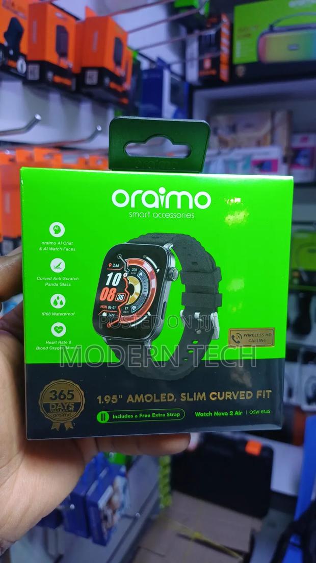 Oraimo Watch Nova 2 Air OSW-814S – Premium AMOLED Smartwatch - thumbnail 2