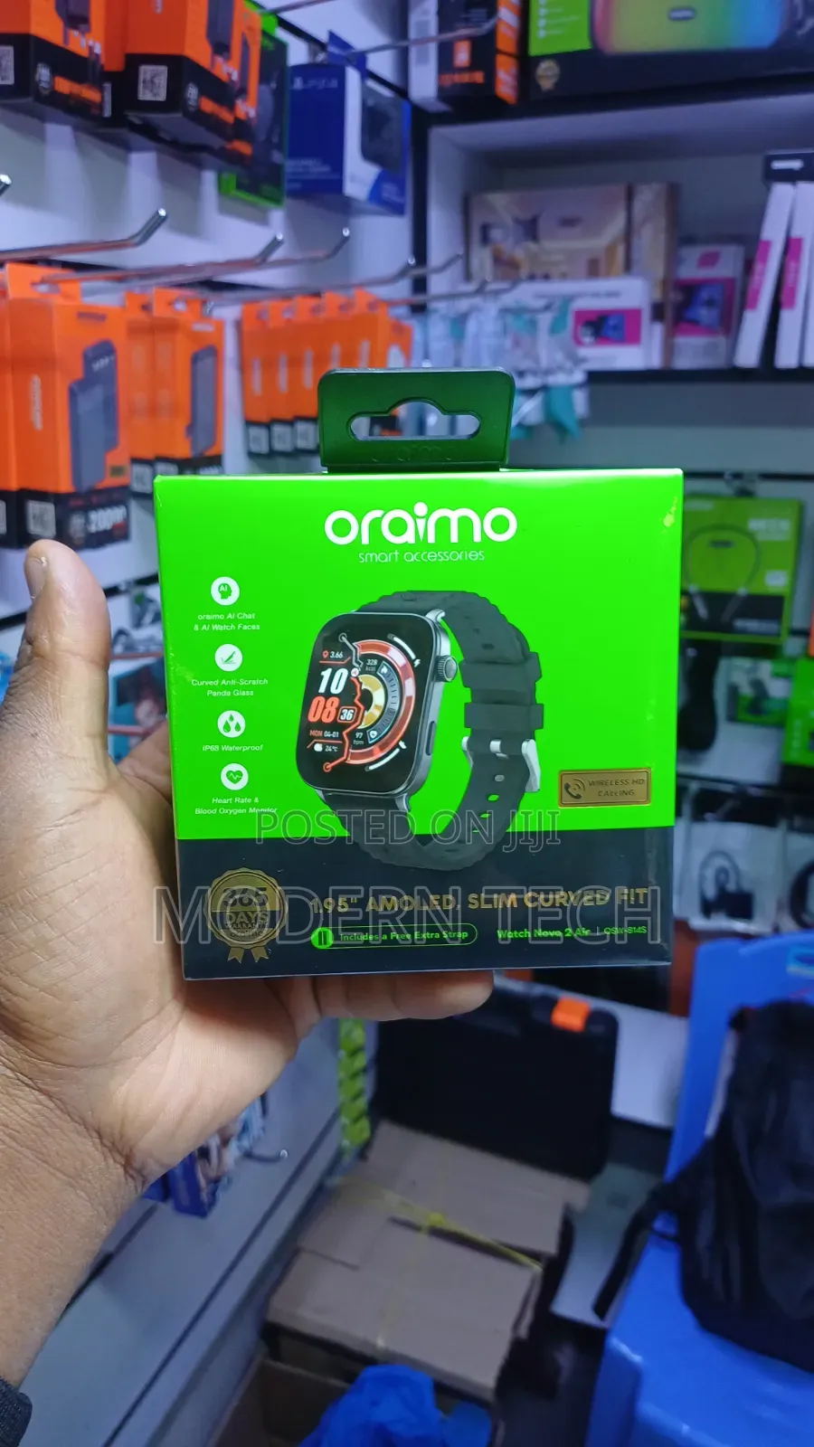 Oraimo Watch Nova 2 Air OSW-814S – Premium AMOLED Smartwatch