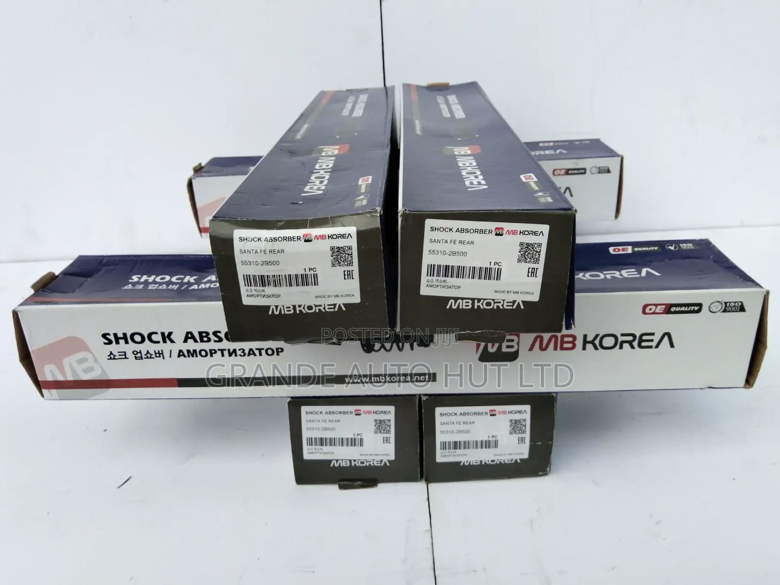 Rear Shocks Absorbers Hyundai Santa Fe 2007