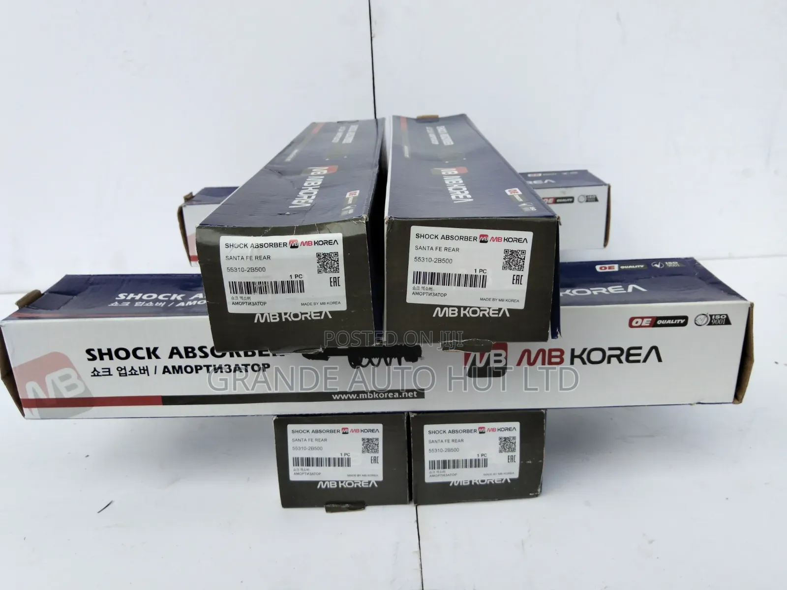 Rear Shocks Absorbers Hyundai Santa Fe 2007