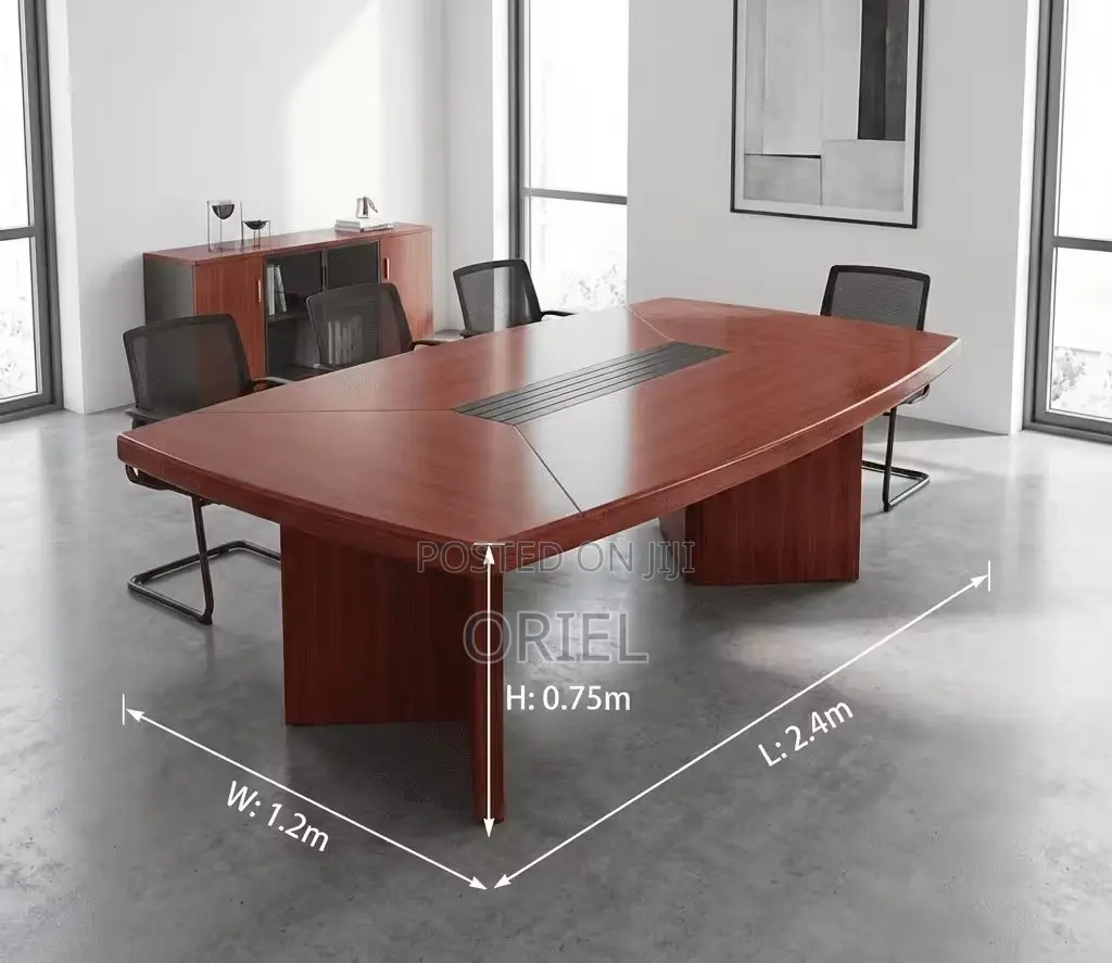 Office Table : Mahogany 2400MM Conference Table