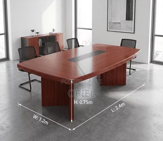 Office Table : Mahogany 2400MM Conference Table - thumbnail 2