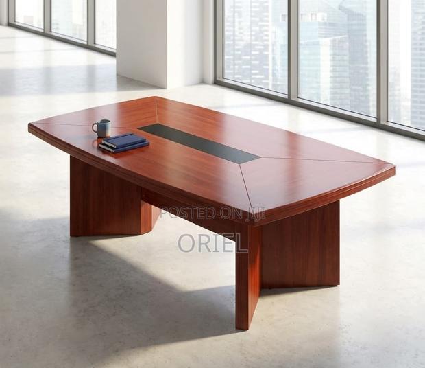 Office Table : Mahogany 2400MM Conference Table - thumbnail 5