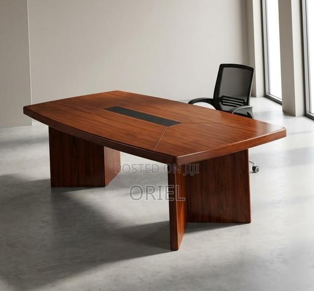 Office Table : Mahogany 2400MM Conference Table - thumbnail 6