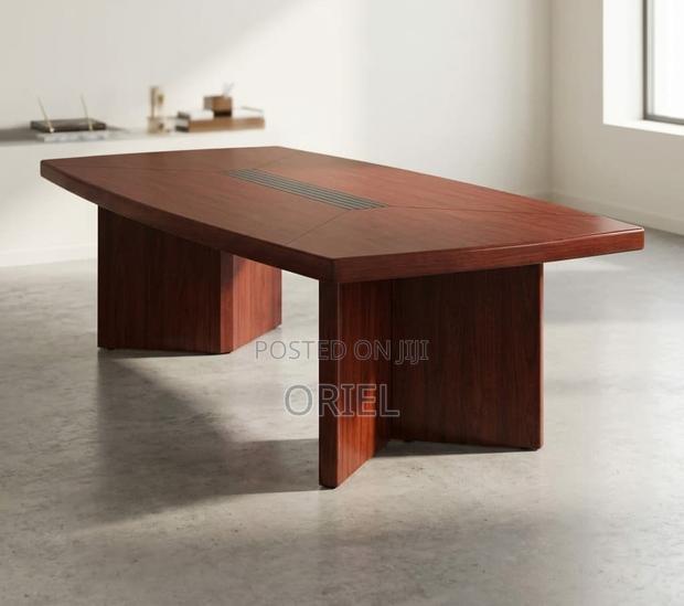 Office Table : Mahogany 2400MM Conference Table - thumbnail 7